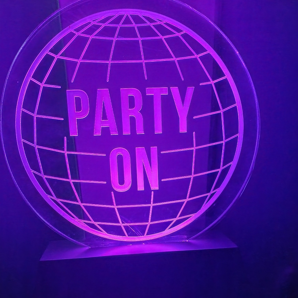 Brand new Color Changing Disco Ball Table Top Light